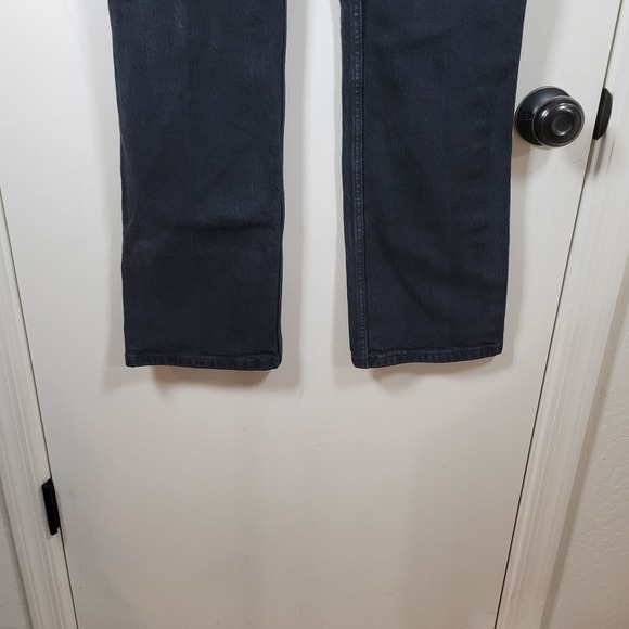 Levi's Premium Low Pitch Bootcut Jeans Size 27 Mid Rise Faded Distressed Wash - Picture 8 of 10